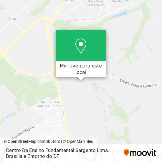 Centro De Ensino Fundamental Sargento Lima mapa