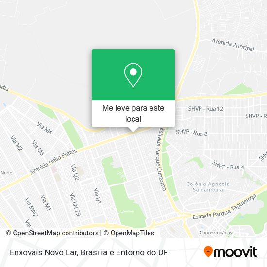 Enxovais Novo Lar mapa