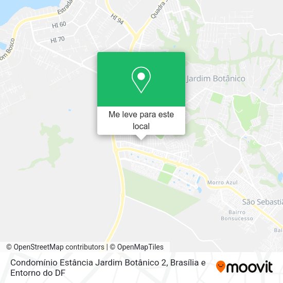 Condomínio Estância Jardim Botânico 2 mapa