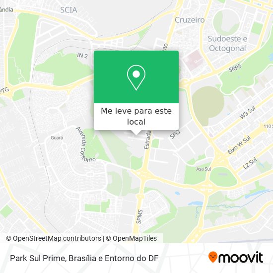 Park Sul Prime mapa