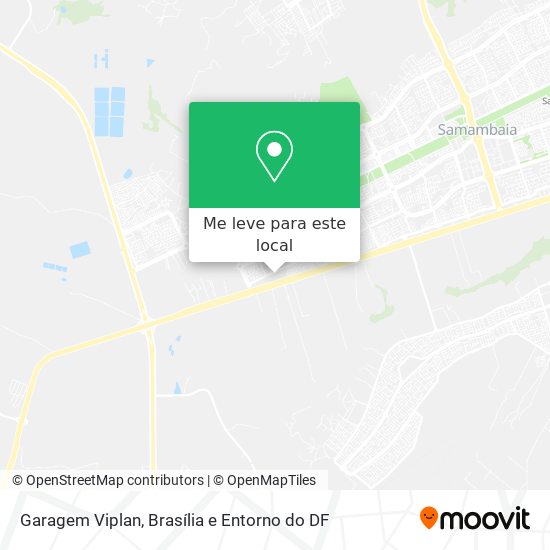 Garagem Viplan mapa