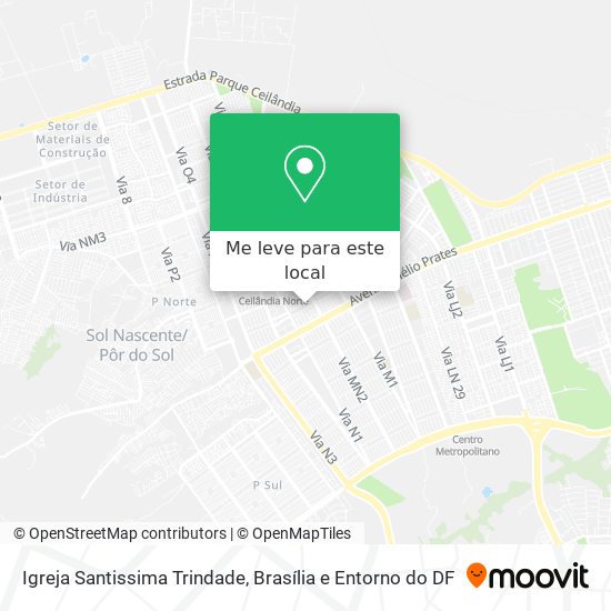 Igreja Santissima Trindade mapa