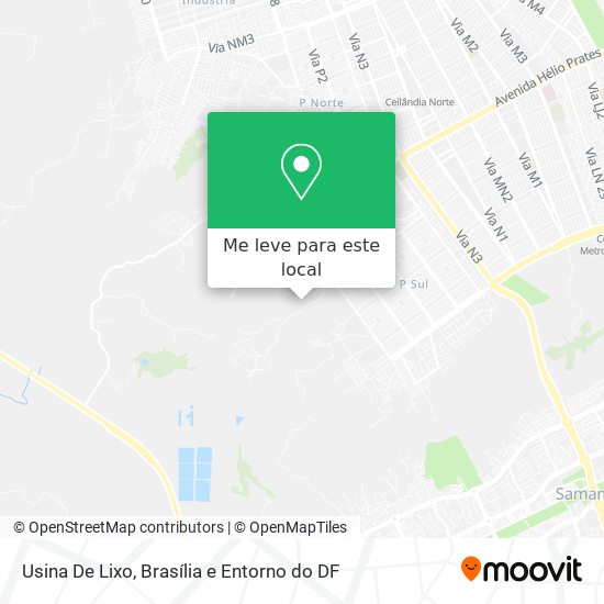 Usina De Lixo mapa