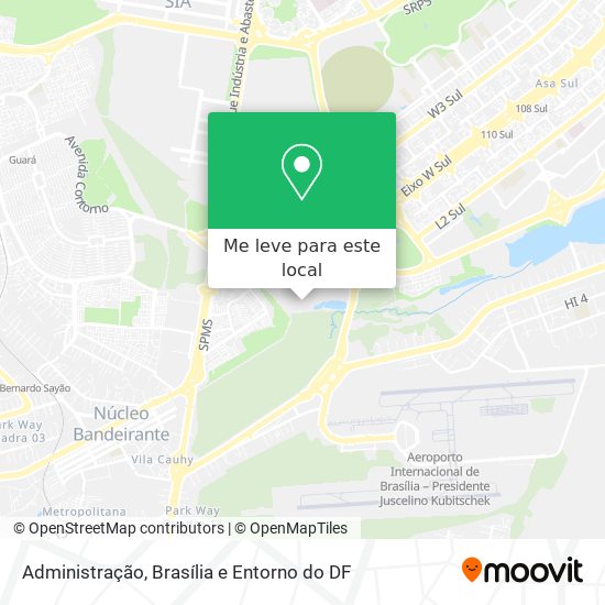 Administração mapa