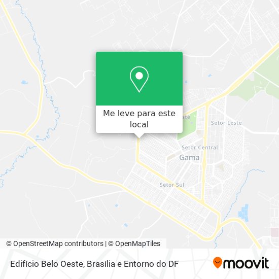 Edifício Belo Oeste mapa