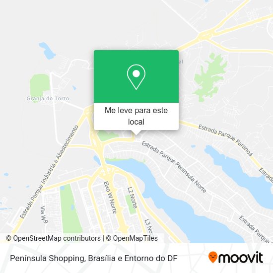 Península Shopping mapa