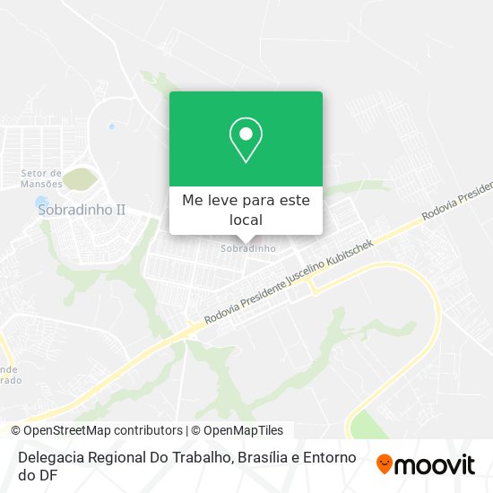 Delegacia Regional Do Trabalho mapa