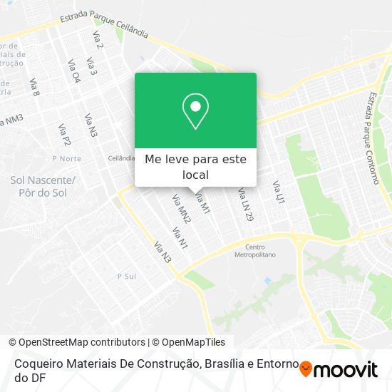 Coqueiro Materiais De Construção mapa