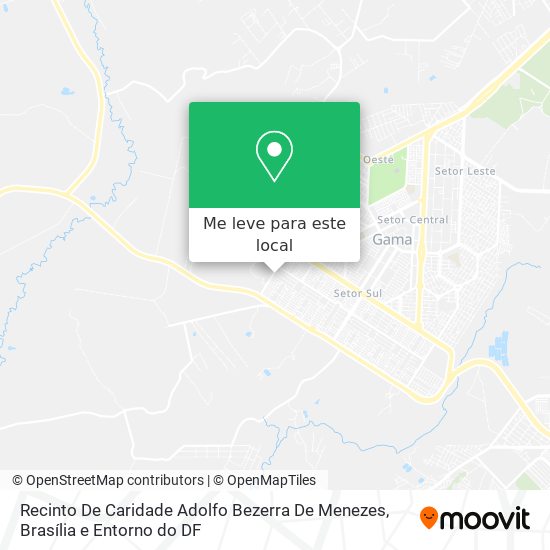 Recinto De Caridade Adolfo Bezerra De Menezes mapa