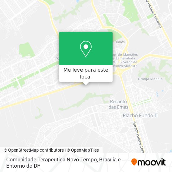 Comunidade Terapeutica Novo Tempo mapa