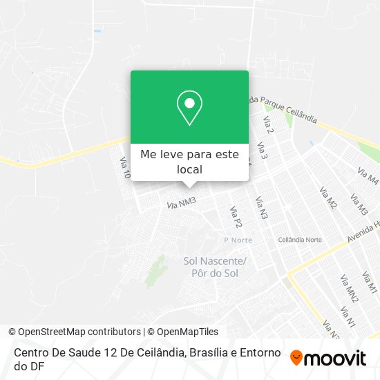 Centro De Saude 12 De Ceilândia mapa