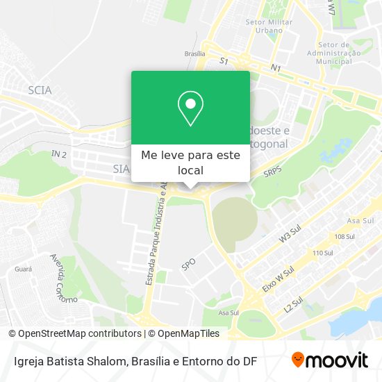 Igreja Batista Shalom mapa
