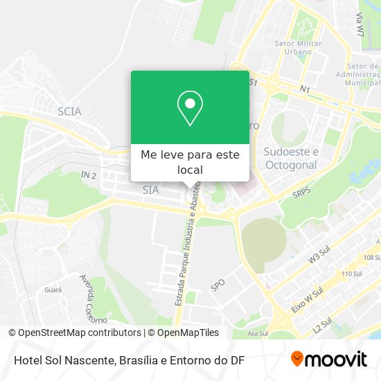 Hotel Sol Nascente mapa