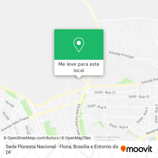 Sede Floresta Nacional - Flona mapa