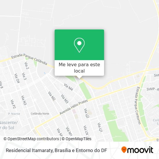 Residencial Itamaraty mapa