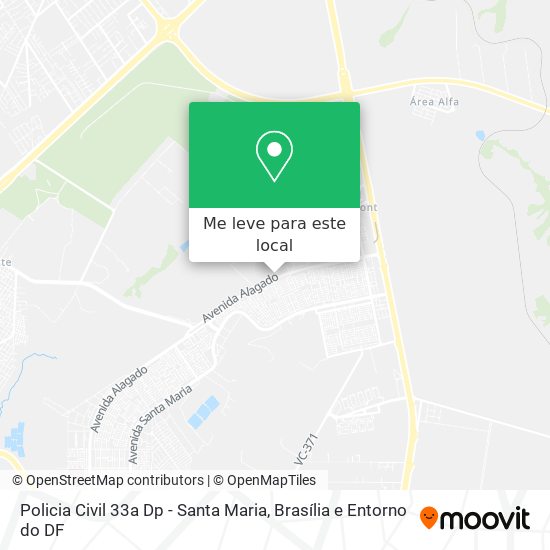 Policia Civil 33a Dp - Santa Maria mapa