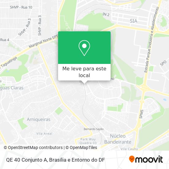 QE 40 Conjunto A mapa