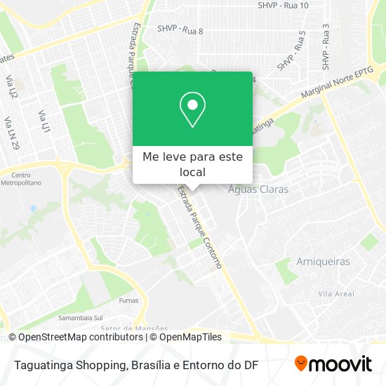 Taguatinga Shopping mapa