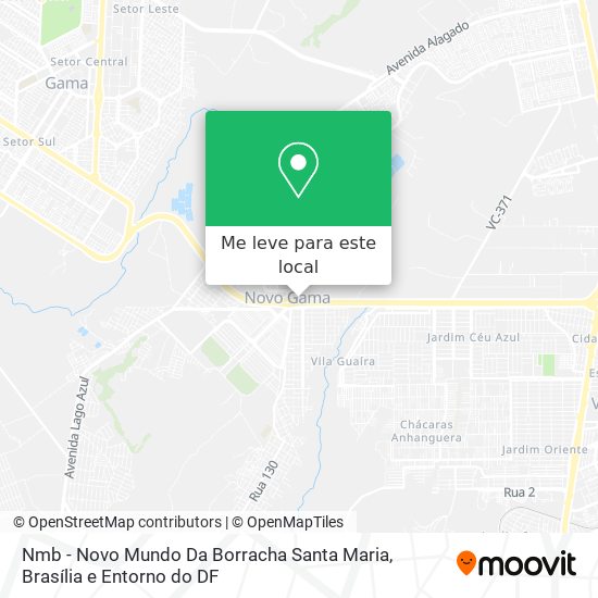 Nmb - Novo Mundo Da Borracha Santa Maria mapa