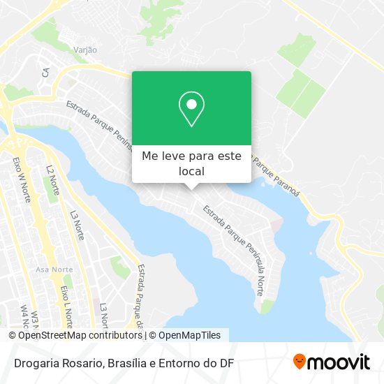 Drogaria Rosario mapa