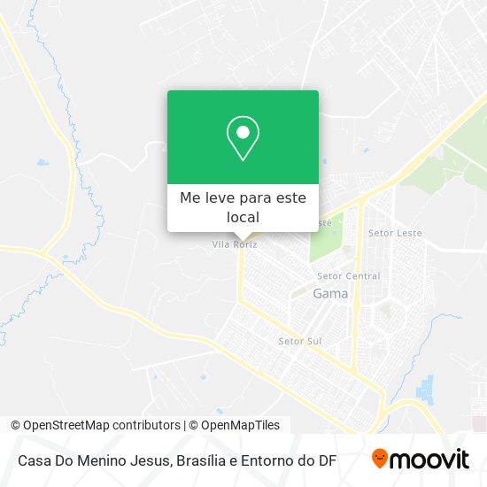 Casa Do Menino Jesus mapa
