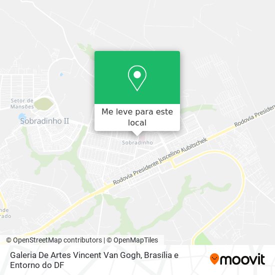 Galeria De Artes Vincent Van Gogh mapa