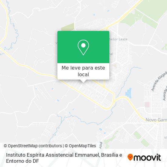 Instituto Espírita Assistencial Emmanuel mapa