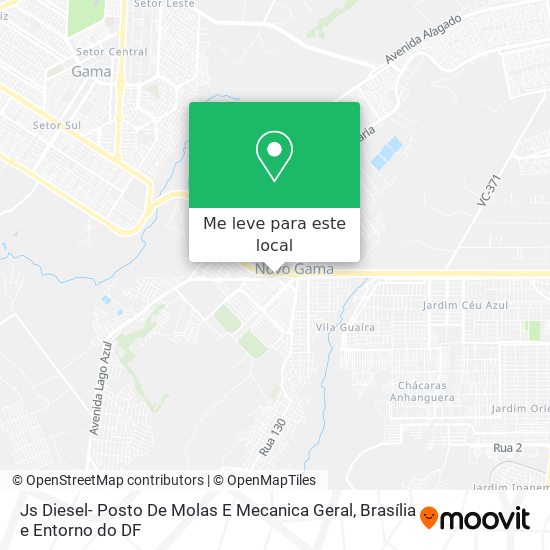Js Diesel- Posto De Molas E Mecanica Geral mapa