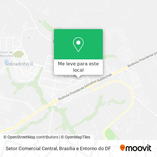 Setor Comercial Central mapa