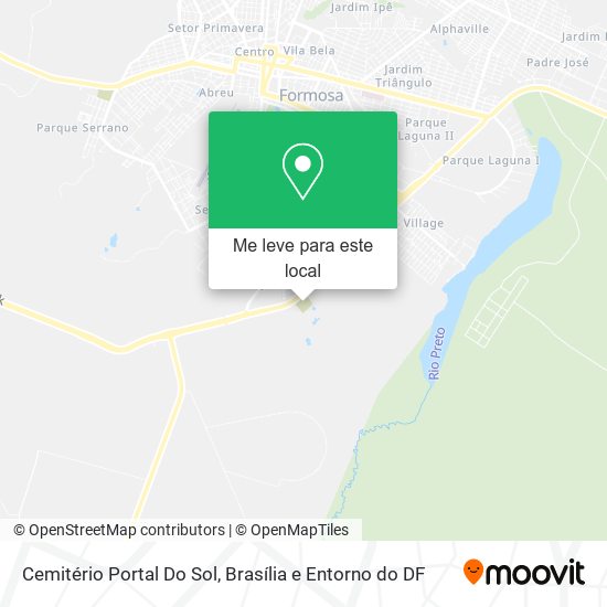Cemitério Portal Do Sol mapa