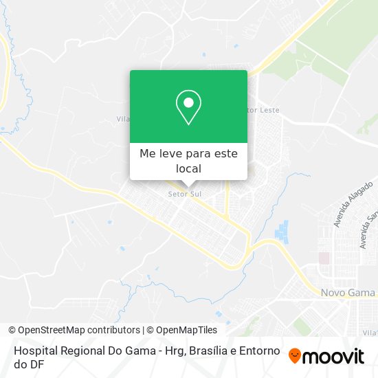 Hospital Regional Do Gama - Hrg mapa