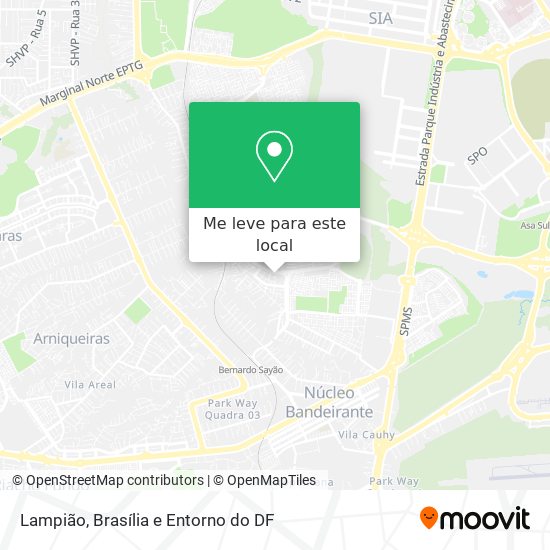 Lampião mapa