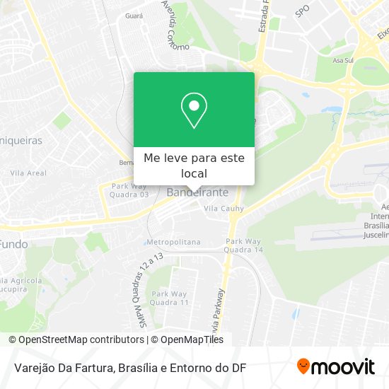 Varejão Da Fartura mapa