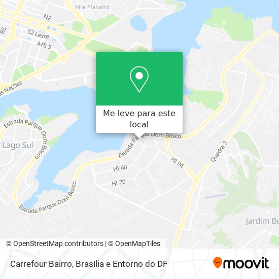 Carrefour Bairro mapa