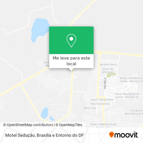 Motel Sedução mapa