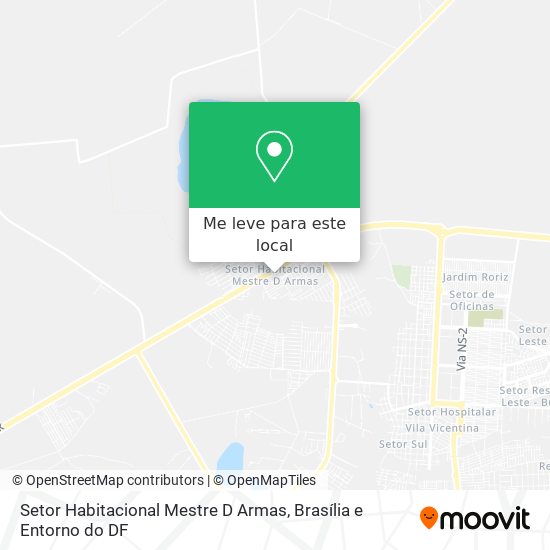 Setor Habitacional Mestre D Armas mapa