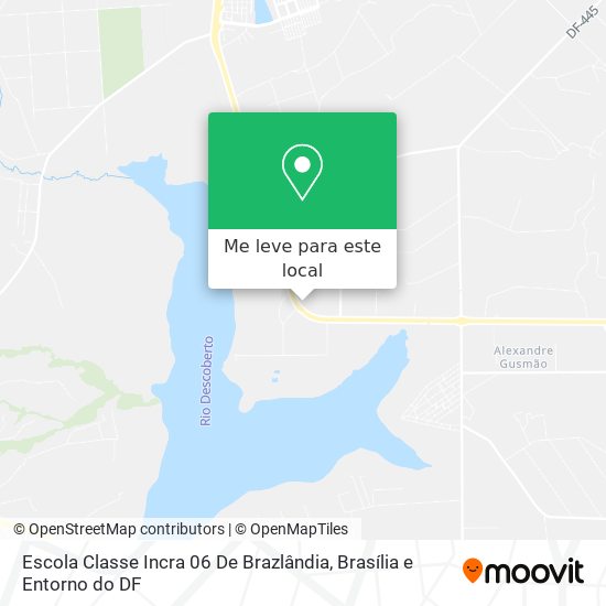 Escola Classe Incra 06 De Brazlândia mapa