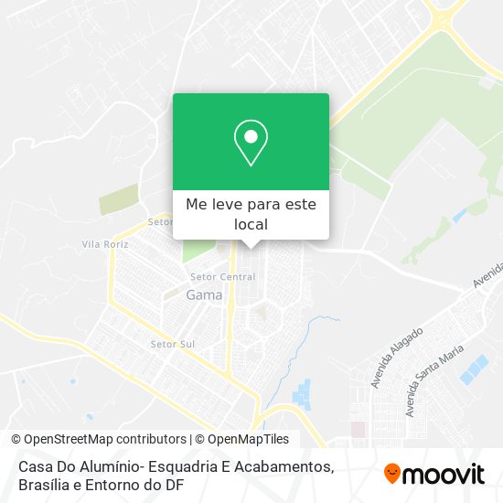 Casa Do Alumínio- Esquadria E Acabamentos mapa