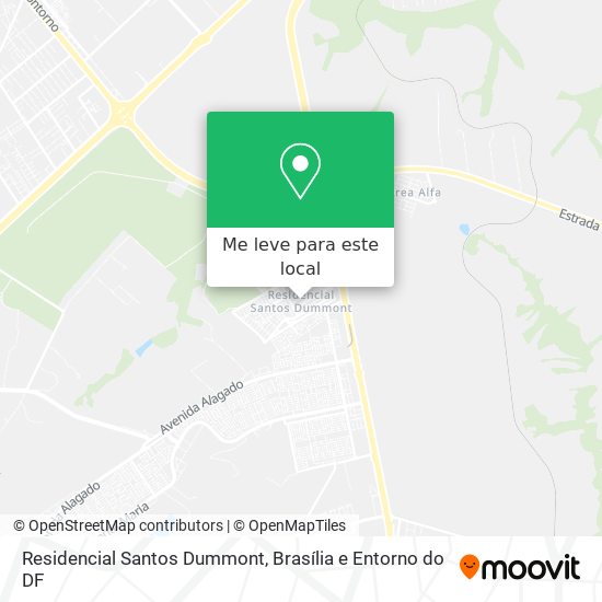 Residencial Santos Dummont mapa