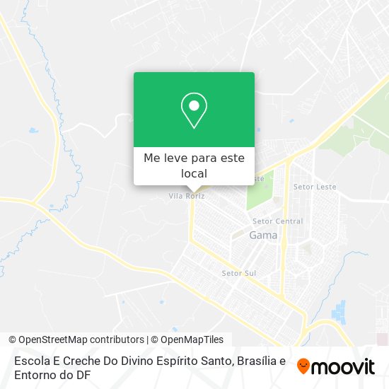 Escola E Creche Do Divino Espírito Santo mapa