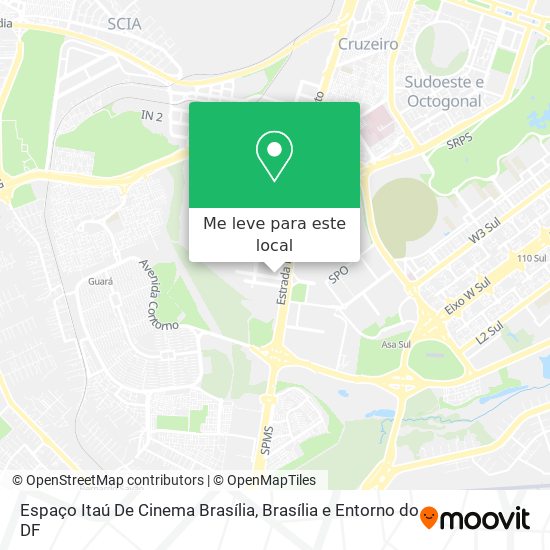 Espaço Itaú De Cinema Brasília mapa