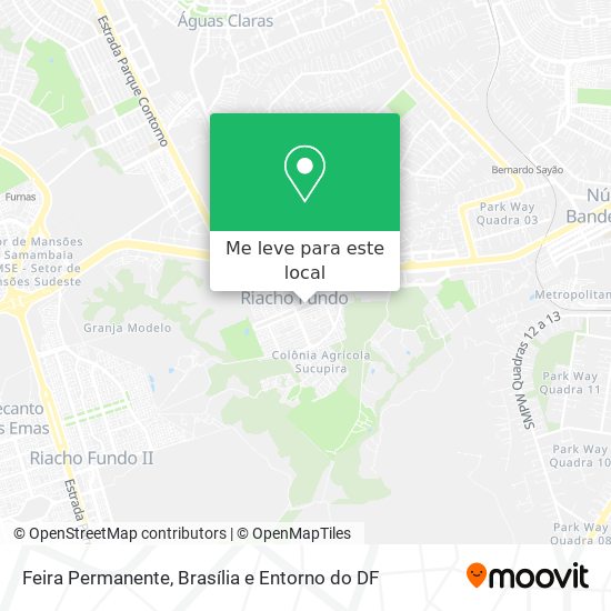 Feira Permanente mapa