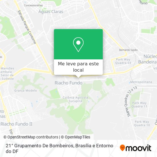 21° Grupamento De Bombeiros mapa