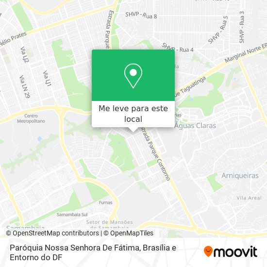 Paróquia Nossa Senhora De Fátima mapa