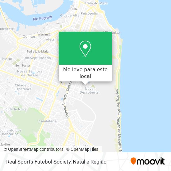 Real Sports Futebol Society mapa