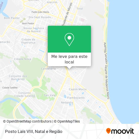 Posto Laís VIII mapa