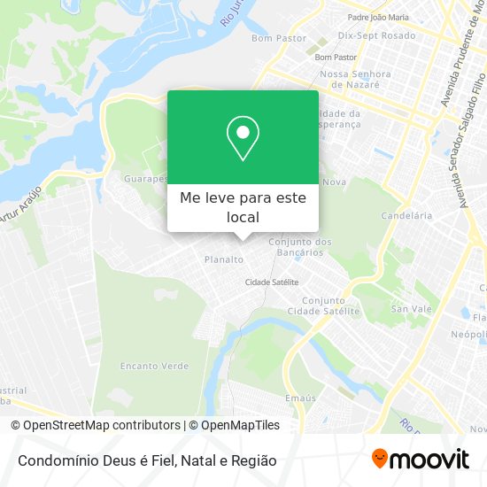 Condomínio Deus é Fiel mapa
