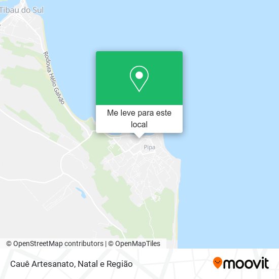 Cauê Artesanato mapa