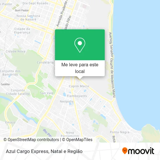 Azul Cargo Express mapa