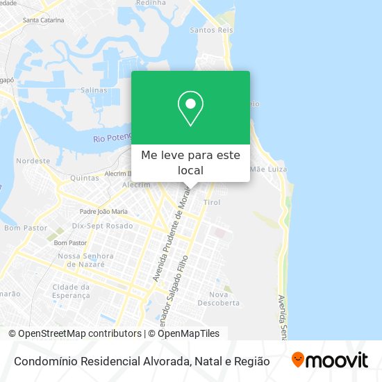 Condomínio Residencial Alvorada mapa